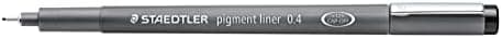 Staedtler Fineliner Schwarz, Set mit 6 Linienbreiten, hohe Qualität, Dokumentenecht, Montage, 308 SB6P
| Staedtler Pigm