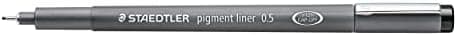 Staedtler Fineliner Schwarz, Set mit 6 Linienbreiten, hohe Qualität, Dokumentenecht, Montage, 308 SB6P
| Staedtler Pigm