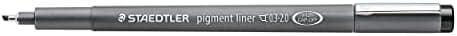Staedtler Fineliner Schwarz, Set mit 6 Linienbreiten, hohe Qualität, Dokumentenecht, Montage, 308 SB6P
| Staedtler Pigm