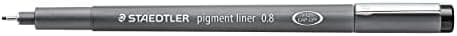 Staedtler Fineliner Schwarz, Set mit 6 Linienbreiten, hohe Qualität, Dokumentenecht, Montage, 308 SB6P
| Staedtler Pigm