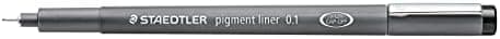 Staedtler Fineliner Schwarz, Set mit 6 Linienbreiten, hohe Qualität, Dokumentenecht, Montage, 308 SB6P
| Staedtler Pigm
