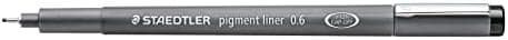 Staedtler Fineliner Schwarz, Set mit 6 Linienbreiten, hohe Qualität, Dokumentenecht, Montage, 308 SB6P
| Staedtler Pigm
