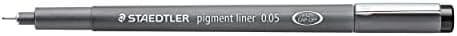 Staedtler Fineliner Schwarz, Set mit 6 Linienbreiten, hohe Qualität, Dokumentenecht, Montage, 308 SB6P
| Staedtler Pigm