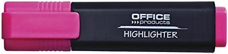 OFFICER PRODUCTS Leuchtender Textmarker 10er Pack Gelb Hohe Qualität und Sicherheit für Schüler und Büroangestellte