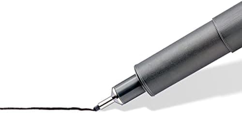 Staedtler Fineliner Schwarz, Set mit 6 Linienbreiten, hohe Qualität, Dokumentenecht, Montage, 308 SB6P
| Staedtler Pigm