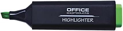 OFFICER PRODUCTS Leuchtender Textmarker 10er Pack Gelb Hohe Qualität und Sicherheit für Schüler und Büroangestellte
