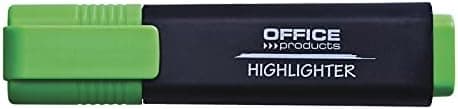 OFFICER PRODUCTS Leuchtender Textmarker 10er Pack Gelb Hohe Qualität und Sicherheit für Schüler und Büroangestellte