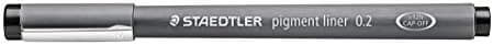 Staedtler Fineliner Schwarz, Set mit 6 Linienbreiten, hohe Qualität, Dokumentenecht, Montage, 308 SB6P
| Staedtler Pigm