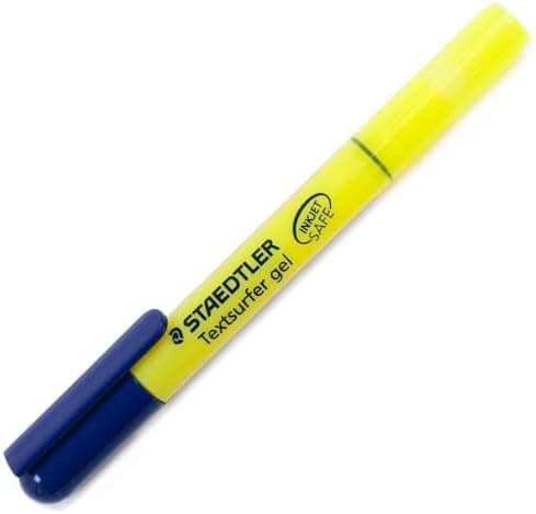 Staedtler Markers Gelb für Kinder-School-Bedingungen-Leicht-zu-entfernen-5mm-Trocknungsmethode-Verschiedene-Muster-30-S