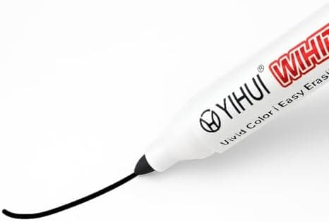 Whiteboard Marker Set, 6 Stück Stifte für Büro und Schule mit Abweschbarkeit und Magnetischhalter, ideal für Office und