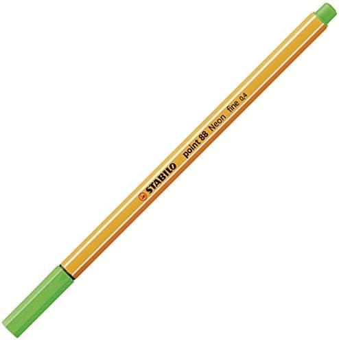 STABILO Fineliner point 88-10er Pack Schwarz für Büro und Studium