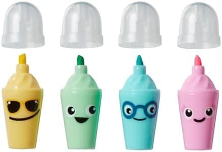 Tinc Pastellmarker Set - Retro Stil - Perfekt für Schule und Hausaufgaben - Flüssiges Schreiben mit sanften Farben --Pac