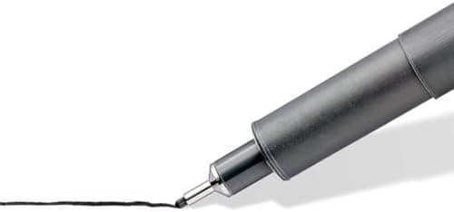 Staedtler Fineliner Schwarz, Set mit 6 Linienbreiten, hohe Qualität, Dokumentenecht, Montage, 308 SB6P
| Staedtler Pigm