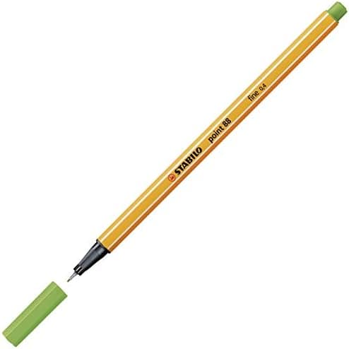 STABILO Fineliner point 88-10er Pack Schwarz für Büro und Studium