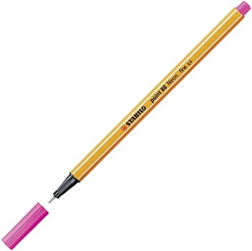 STABILO Fineliner point 88-10er Pack Schwarz für Büro und Studium