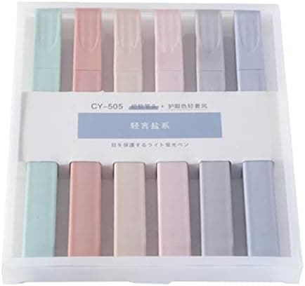 Bibel Highlighter textmarker Briefpapier 6 Farben Markerstifte Set für Notizen und Journaling
| Ästhetische Süße Textma