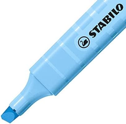 STABILO Textmarker swing cool Pastel für Kinder - Schulzweck - 14er Pack - Unenschädliche Farben - Schulbuch UV-Unterstr