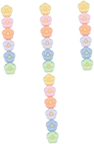 NUOBESTY 5-Satzes bunte Blumen-Textmarker Stapelbar für Schul- und Bürotagebedarf - Notizen, Planer und kreative Projekt