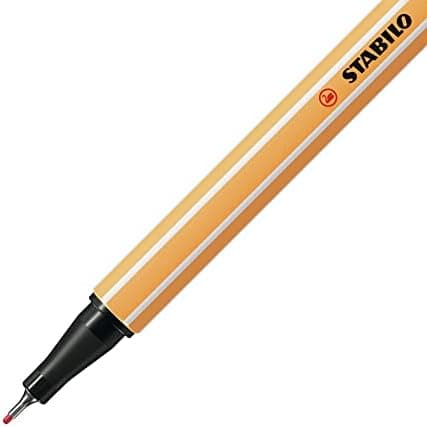 STABILO Fineliner point 88-10er Pack Schwarz für Büro und Studium