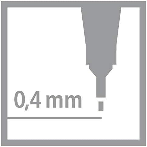 STABILO Fineliner point 88-10er Pack Schwarz für Büro und Studium