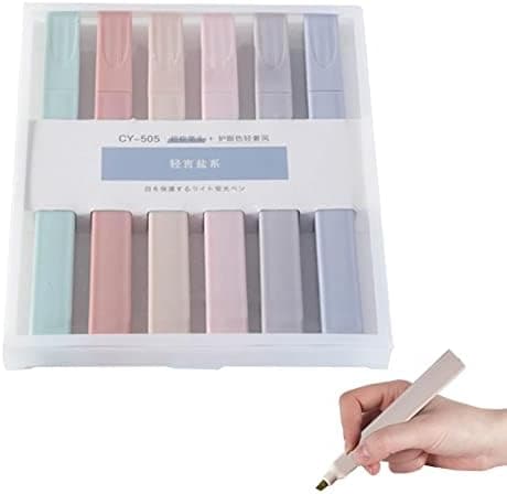Bibel Highlighter textmarker Briefpapier 6 Farben Markerstifte Set für Notizen und Journaling
| Ästhetische Süße Textma