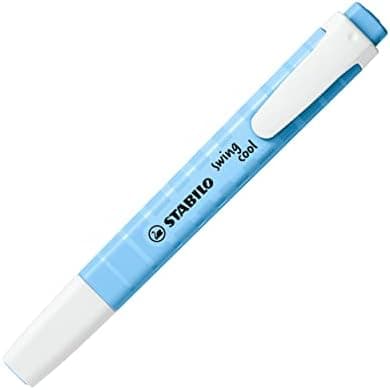 STABILO Textmarker swing cool Pastel für Kinder - Schulzweck - 14er Pack - Unenschädliche Farben - Schulbuch UV-Unterstr