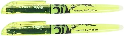Pilot Frixion Textmarker 2er Packung radierbar gelb