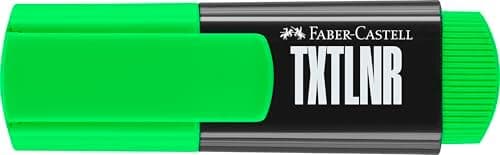 Faber-Castell 154218 Textmarker Set TXTLNR - 8 Pastell Marker für Kinder und Erwachsene | Dichte Farbgebung, Portabel De