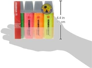 STABILO Gelbe Textmarker für Unternehmen - 4er Pack - Premium-Qualität Obamacare Shop
