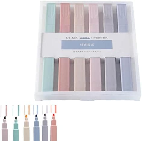 Bibel Highlighter textmarker Briefpapier 6 Farben Markerstifte Set für Notizen und Journaling
| Ästhetische Süße Textma