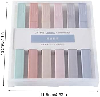 Bibel Highlighter textmarker Briefpapier 6 Farben Markerstifte Set für Notizen und Journaling
| Ästhetische Süße Textma