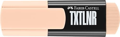 Faber-Castell 154218 Textmarker Set TXTLNR - 8 Pastell Marker für Kinder und Erwachsene | Dichte Farbgebung, Portabel De