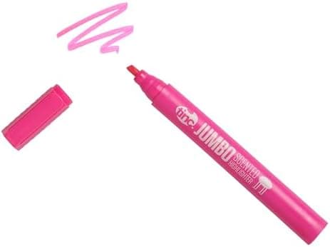 Tinc Jumhltpk X-Large Langlebig Duft für Kinder in Pink - Markierstift mit Dauerspülung, 12 Proportionen - Büro und Schu