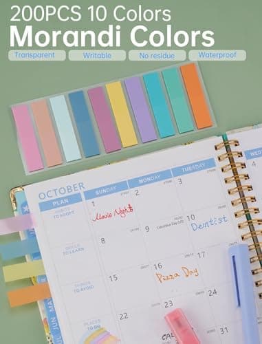 NiArt 14 Textmarker Pastell Set, Morandi Farben & Aesthetic Bible Marker & Für Journalisten