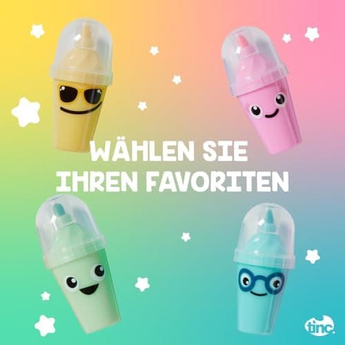Tinc Pastellmarker Set - Retro Stil - Perfekt für Schule und Hausaufgaben - Flüssiges Schreiben mit sanften Farben --Pac