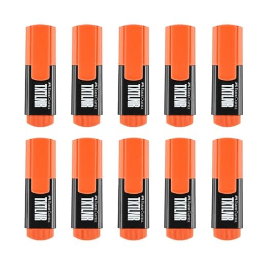 Faber-Castell 154218 Textmarker Set TXTLNR - 8 Pastell Marker für Kinder und Erwachsene | Dichte Farbgebung, Portabel De