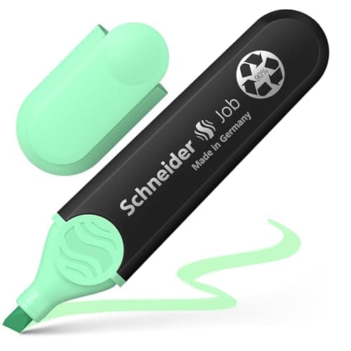 Schneider Job 150 Pastell Textmarker - recycelter Kunststoff, Der blaue Engel ausgezeichnet, 10er Pack rosé