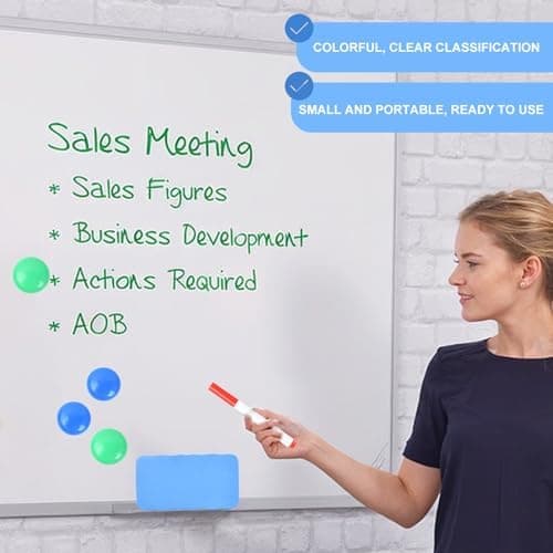 14 Stück Marker Set für Büro und Schule mit bunter Magnetfunktion
| Magnettafelmarker Set von 3 Farben plus Reiniger un