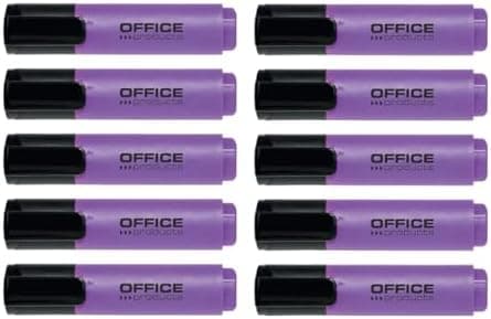 .Office Products Gelbe Highlighter 10er Pack Hohe Qualität für Büro Benutzer
|Office Products Keilspitze Highlighter Gel