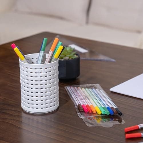 10x Fineliner Schwarz für Precises Schreiben und Zeichnen im Büro und zu Hause
| 10x Metallgefaserte Fineliner mit fein