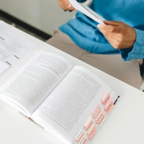 75 Stück Rosa Grau Bible Tabs, einfacher Bible Zubehör für Frauen und Männer bei der Bibelstudie - Bible Register für ei