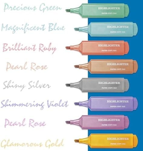 Mini Textmarker Set 30 Stück, Macaron Farben, Ideal für Schule und Büro
| Mini Textmarker Set 30 Stück, Eis-am-Stiel De