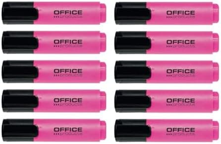 .Office Products Gelbe Highlighter 10er Pack Hohe Qualität für Büro Benutzer
|Office Products Keilspitze Highlighter Gel
