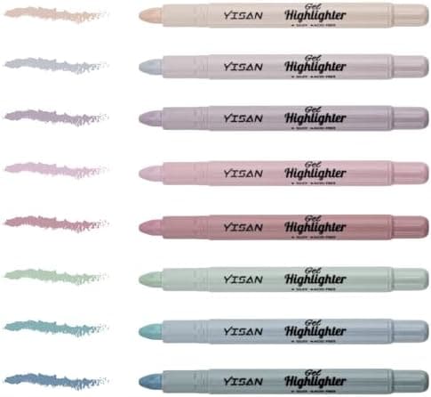 YISAN Bibel Highlighter - Buchstabierungstextmarker, Ideal für Bibeln, 8 Farben Set, 70634
| YISAN Bibel Textmarker - H
