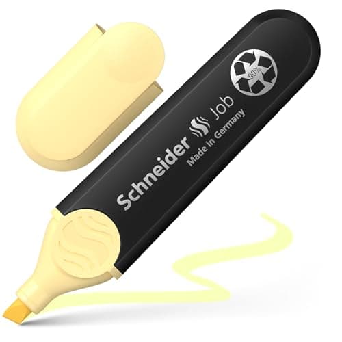 Schneider Job 150 Pastell Textmarker - recycelter Kunststoff, Der blaue Engel ausgezeichnet, 10er Pack rosé