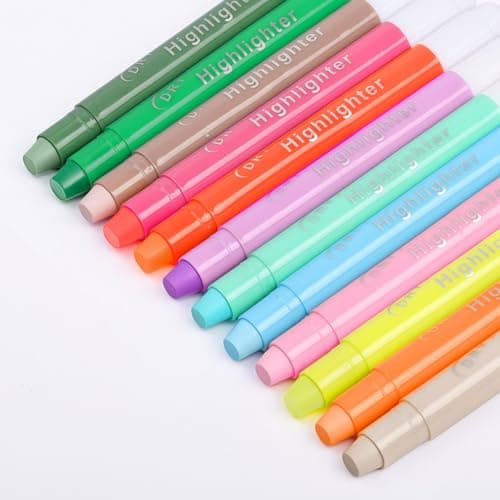 OFFCUP Bibel Textmarker für Schule und Zuhause Gel Textmarker Set
