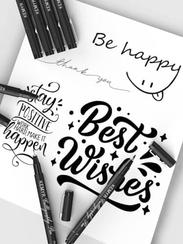 Fineliner Schwarz für Künstler - Wasselfest Zentangle Stifte & Pigment Liner Set (0.03mm-L), 22 Stück