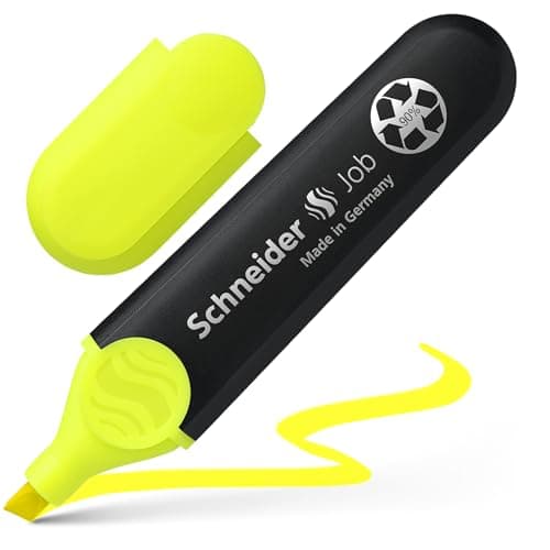Schneider Job 150 Pastell Textmarker - recycelter Kunststoff, Der blaue Engel ausgezeichnet, 10er Pack rosé