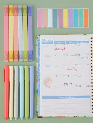 NiArt 14 Textmarker Pastell Set, Morandi Farben & Aesthetic Bible Marker & Für Journalisten