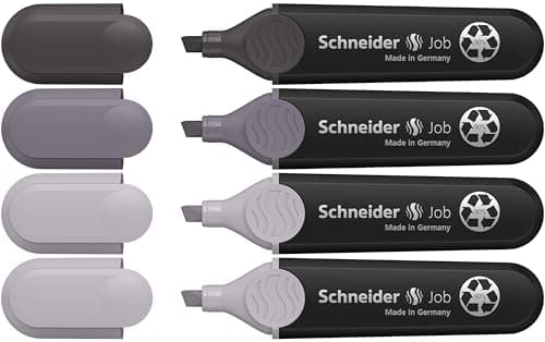 Schneider Job 150 Pastell Textmarker - aus recyceltem Kunststoff, ausgezeichnet mit Der blaue Engel - Sortiert in türki